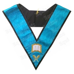Masonic collar – Scottish Rite (AASR) – 4th degree – Orator – Machine embroidery