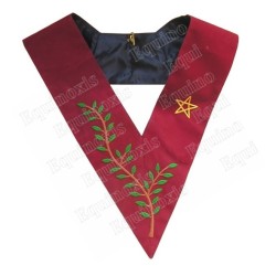 Masonic collar – Scottish Rite (ASSR) – 14th degree – Hand embroidery