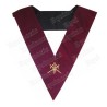 Masonic Officer's collar – AASR – 14th degree – Master of Ceremonies – Machine embroidery
