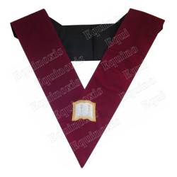 Masonic collar – Scottish Rite (AASR) – 14th degree – Orator – Machine embroidery