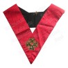Masonic Officer's collar – ASSR – 18th degree – Knight Rose-Croix – Croix potencée – Machine-embroidered