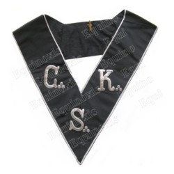 Masonic collar – Scottish Rite (AASR) – 30th degree – Hand embroidery