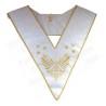 Masonic collar – AASR – 33rd degree – Grand Glory + daggers + stars – Machine embroidery