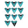 Masonic Officers' collars – AASR – 10-Officers set – Machine embroidery