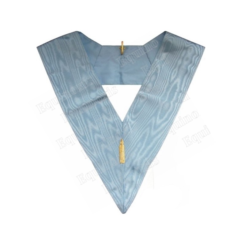 Masonic Officer's collar – RSR – Junior Warden – Machine embroidery