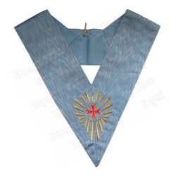 Masonic collar – RSR – Worshipful Master – Machine embroidery