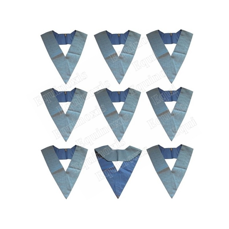 Masonic Officers' collars – RSR – 8-officer package – Plain