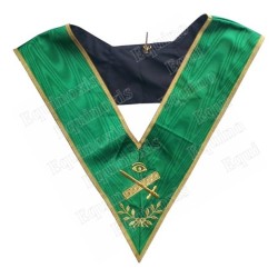 Masonic collar – Rite of Cerneau – Expert – Machine embroidery