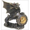 Pewter dragon figurine – Dragon clock