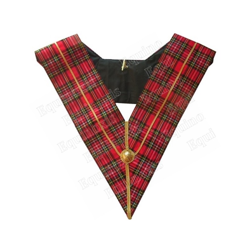 Masonic Officer's collar – Rite Standard d'Ecosse – Past Worshipful Master