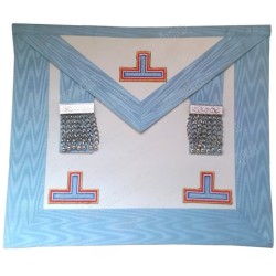 Leather Masonic apron – Craft – GLNF color – Worshipful Master