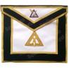 Masonic Officer's apron – GCCAF – Cryptic Council's Officer – Recorder – Hand-embroidered