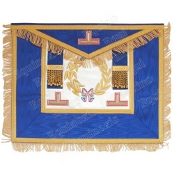 Leather Masonic apron – Craft – Grand Rank Full Dress – Machine embroidery