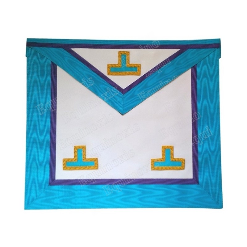 Vinyl Masonic apron – Memphis–Misraïm – Worshipful Master –3 taus