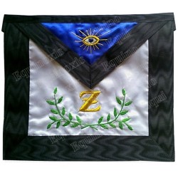Satin Masonic apron – Scottish Rite (AASR) – 4th degree – Acacia