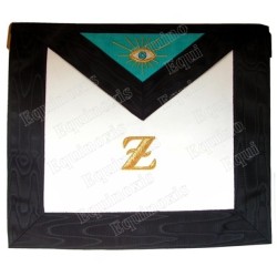 Leather Masonic apron – 4th degree – Scottish Rite (AASR) – 30 cm x 35 cm