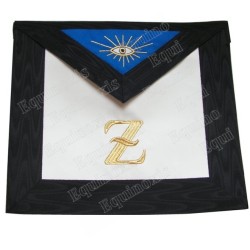 Fake-leather Masonic apron – Scottish Rite (AASR) – 4th degree