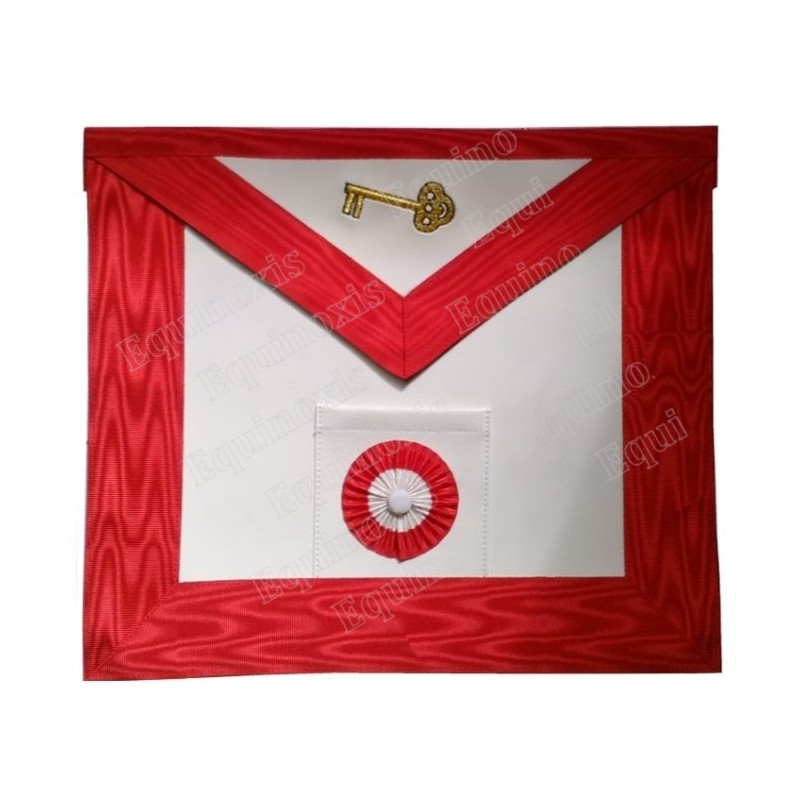 Fake-leather Masonic apron – ASSR – 7th degree