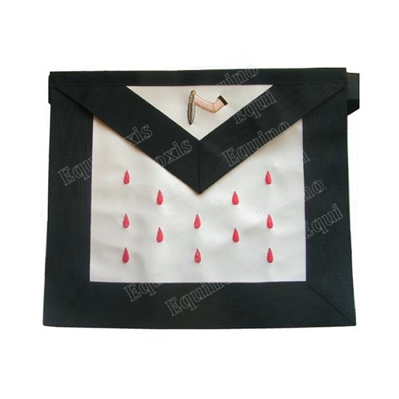Fake leather Masonic apron – AASR – 9th degree