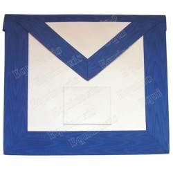 Fake-leather Masonic apron – Scottish Rite (ASSR) – 12th degree – Master Architect – With front pocket