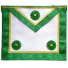 Fake-leather masonic apron  – Rite of Cerneau – Master Mason – 33 cm x 39 cm