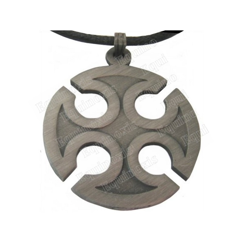 Medieval pendant – Fanjeaux cross – Antique silver