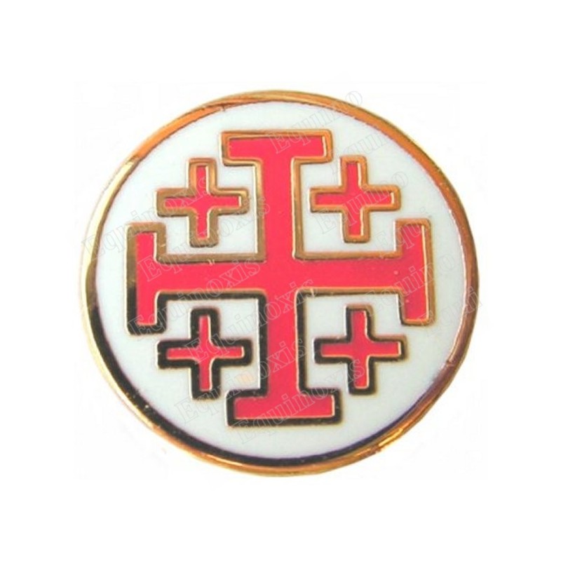 Masonic lapel pin – Cross of Saint John of Jerusalem