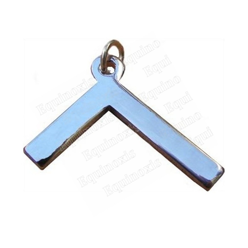 Masonic pendant – Set square – Silver finish