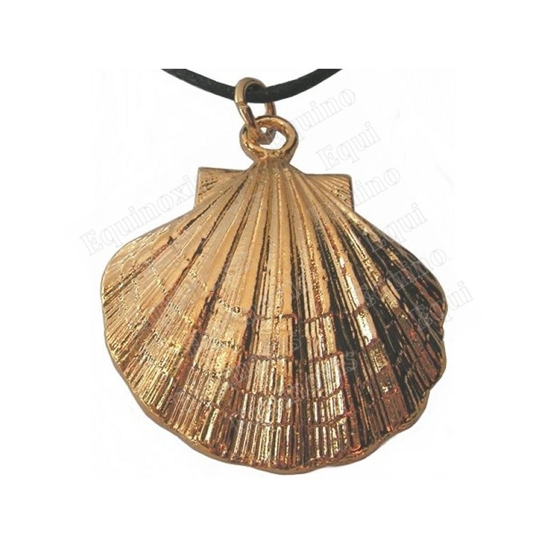 Symbolic pendant – Scallop – Gold