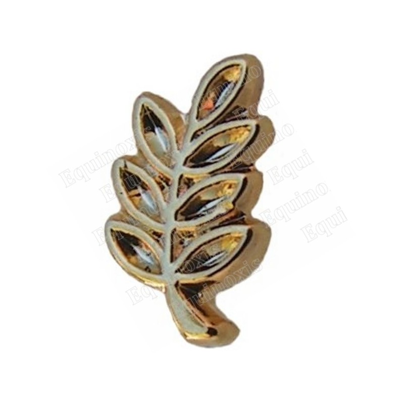 Masonic lapel pin – Sprig of acacia – Small