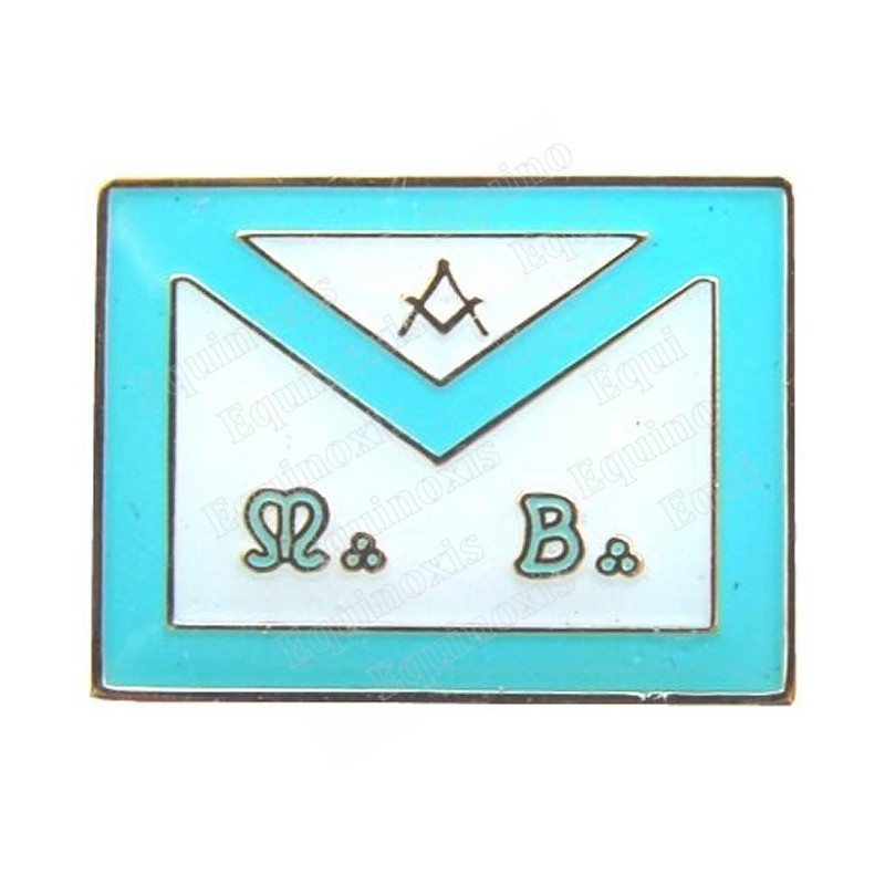 Masonic lapel pin – Master Mason apron – French Rite