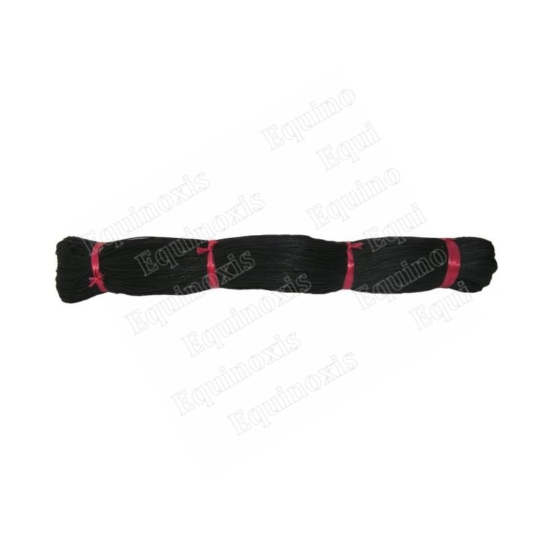Waxed cord – 1 mm – Black