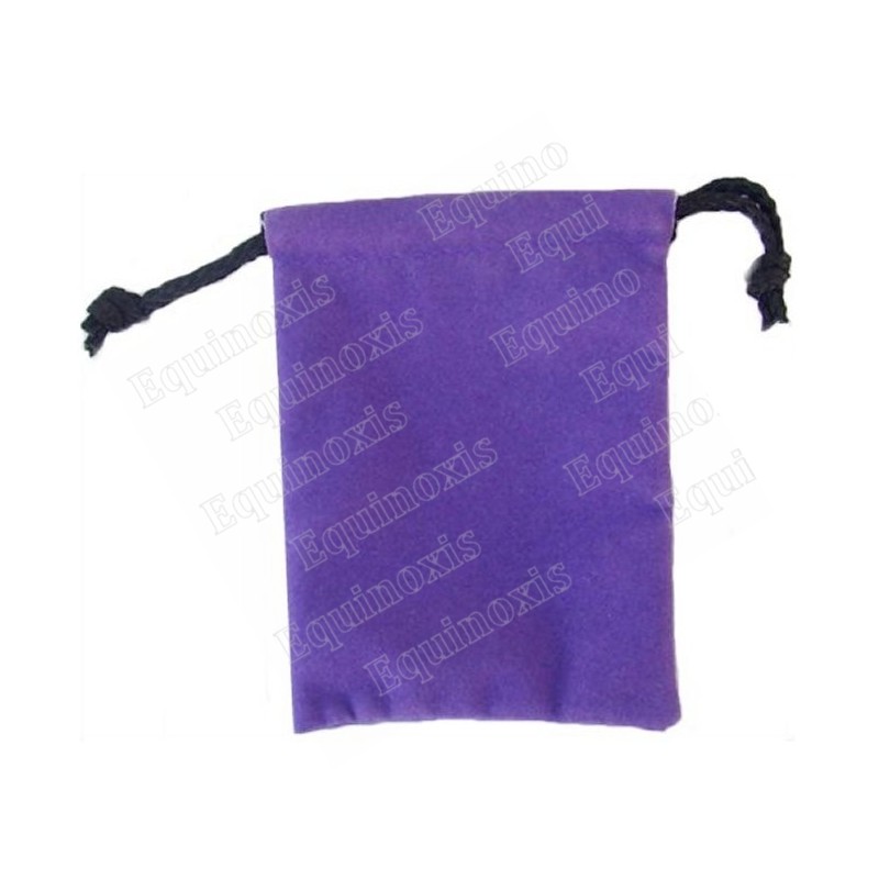 Imitation suede pouch – Purple