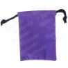 Imitation suede pouch – Purple