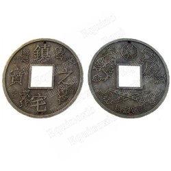 Feng-Shui Chinese coins – 70 mm – Lot de 5