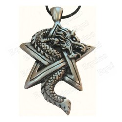 Dragon pendant – Dragon in a pentagramme