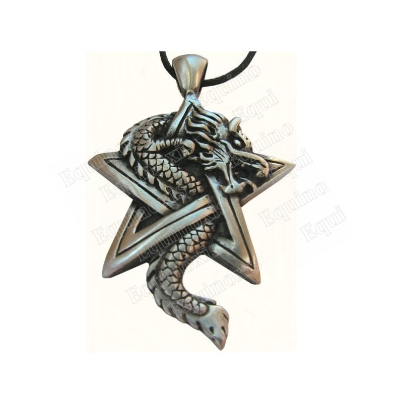 Dragon pendant – Dragon in a pentagramme