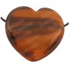 Gemstone pendant – Heart – Tiger-eye