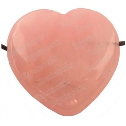Gemstone pendant – Heart – Rose quartz