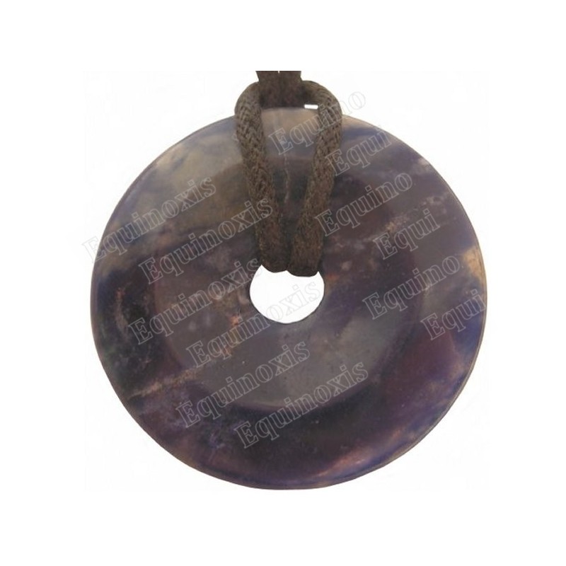 Gemstone pendant – Donut – Sodalite