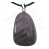 Gemstone pendant –  Tumbled stone – Amethyst