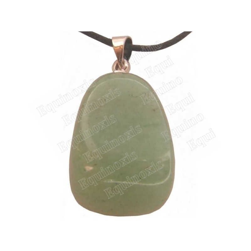 Gemstone pendant – Tumbled stone – Green adventurine