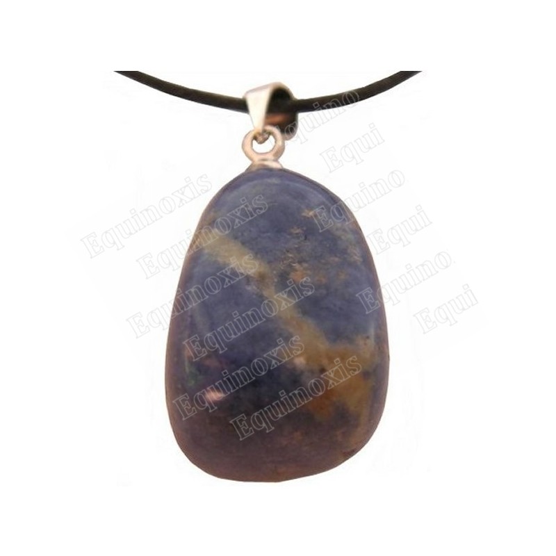 Gemstone pendant – Tumbled stone – Sodalite