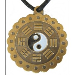 Feng-Shui pendant – Pa Kua & Tao – Antique bronze