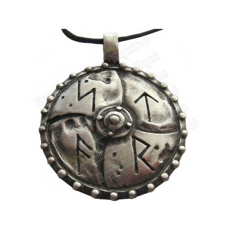 Viking pendant – Viking pendant 17 – Viking shield with runic letters