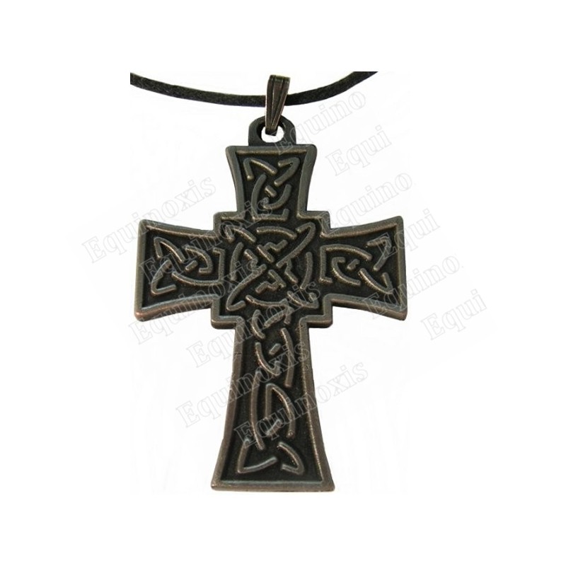 Celtic pendant – Celtic cross 1 – Antique silver