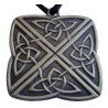 Celtic pendant – Four-direction knot – Square – Antique silver