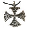 Celtic pendant – Celtic cross avec pointes en noeud celtique