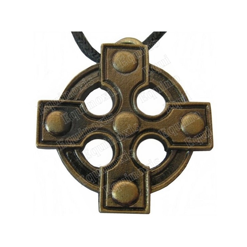 Celtic pendant – Celtic cross 2 – Antique bronze