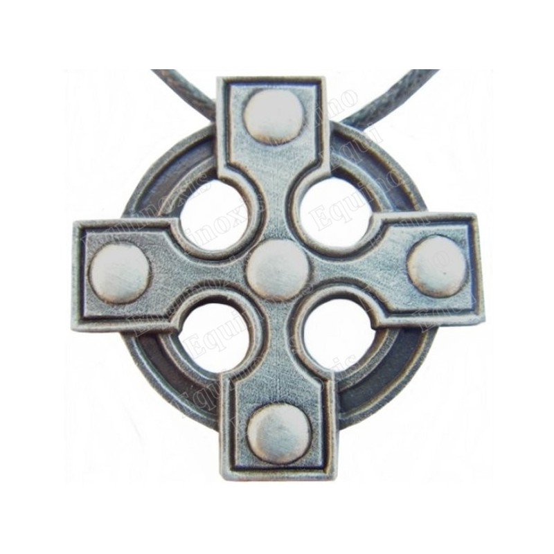 Celtic pendant – Celtic cross 2 – Antique silver